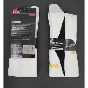 Under Armour HeatGear Moisture Wick Odor Control Men's Rugby Socks Medium 4-8.5
